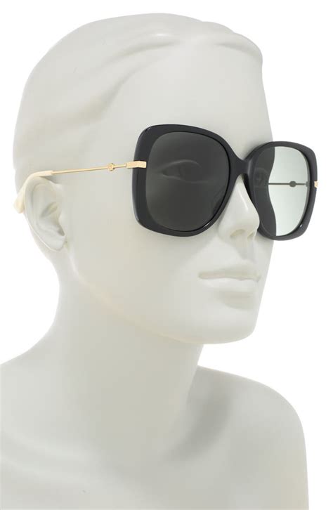 57mm square sunglasses gucci|gucci 57mm designer sunglasses.